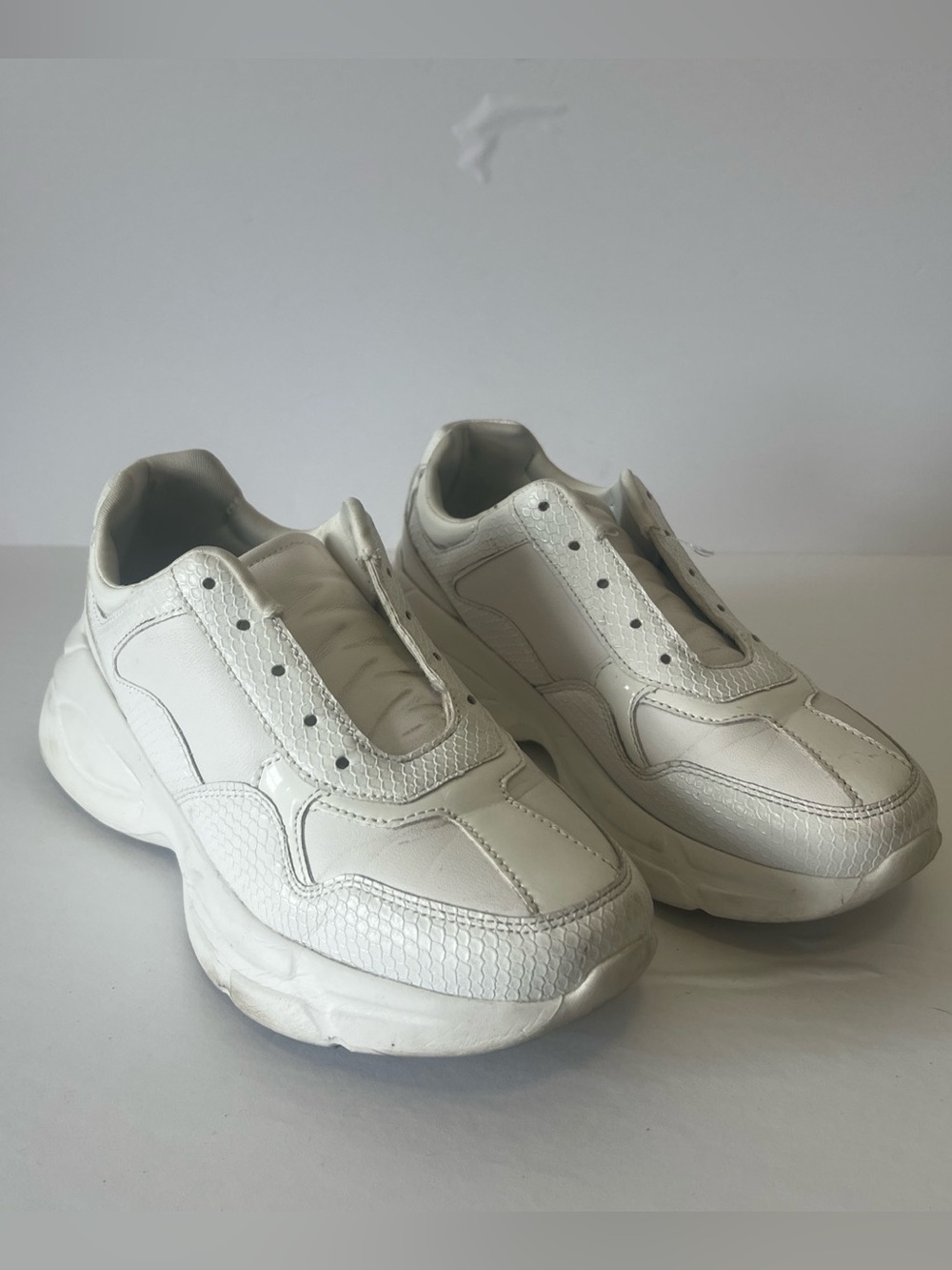 Fashion Nova White Chunky Athletic Sneakers